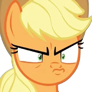 😠 emoji My little pony Telegram sticker 11 of 31