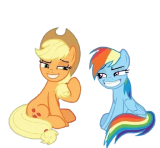 😏 emoji My little pony Telegram sticker 22 of 31