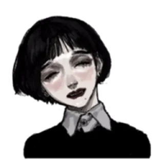 😩 emoji Грустная девочка Telegram sticker 11 of 35
