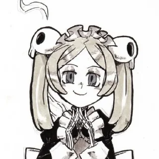 ☠️ emoji Мари от Skullgirls channel ! Telegram sticker 23 of 26
