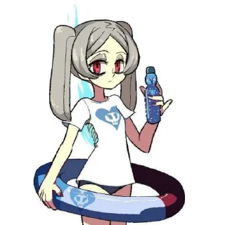 ☠️ emoji Мари от Skullgirls channel ! Telegram sticker 19 of 26