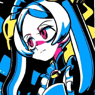 ☠️ emoji Мари от Skullgirls channel ! Telegram sticker 1 of 26