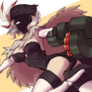 Sticker from Далия от Skullgirls channel !