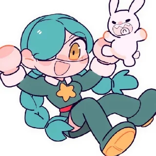 😃 emoji Энни от Skullgirls channel ! Telegram sticker 22 of 25