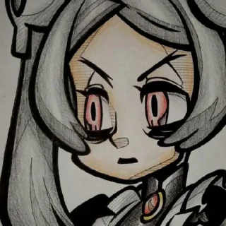 ☠️ emoji Мари от Skullgirls channel ! Telegram sticker 18 of 26