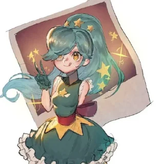 😊 emoji Энни от Skullgirls channel ! Telegram sticker 7 of 25