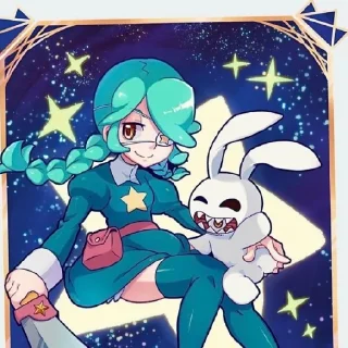 😄 emoji Энни от Skullgirls channel ! Telegram sticker 20 of 25