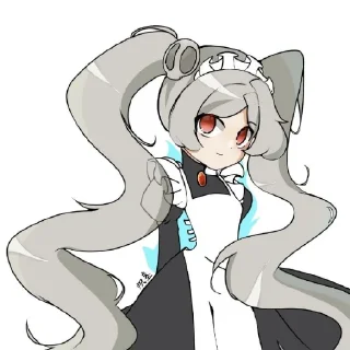 ☠️ emoji Мари от Skullgirls channel ! Telegram sticker 13 of 26