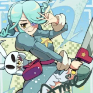 🤗 emoji Энни от Skullgirls channel ! Telegram sticker 3 of 25