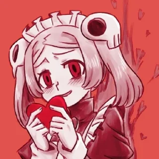 ☠️ emoji Мари от Skullgirls channel ! Telegram sticker 6 of 26