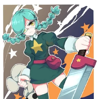 😶 emoji Энни от Skullgirls channel ! Telegram sticker 14 of 25