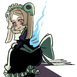 ☠️ emoji Мари от Skullgirls channel ! Telegram sticker 2 of 26