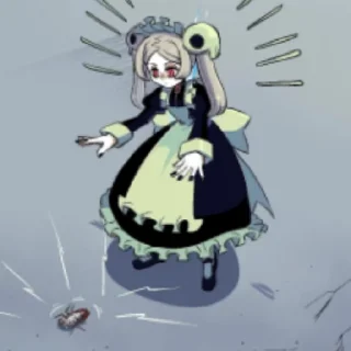 ☠️ emoji Мари от Skullgirls channel ! Telegram sticker 17 of 26