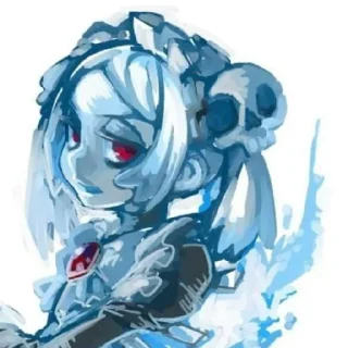 ☠️ emoji Мари от Skullgirls channel ! Telegram sticker 10 of 26