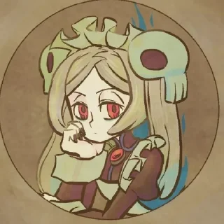 ☠️ emoji Мари от Skullgirls channel ! Telegram sticker 7 of 26