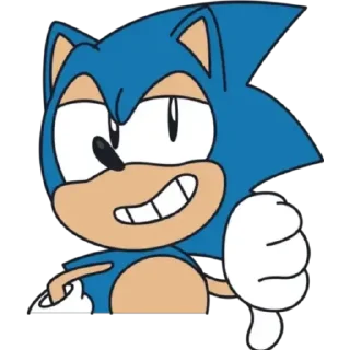 👎 emoji SonicTheHedgehog – @Nitralka01 Telegram sticker 9 of 24