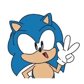 ✌ emoji SonicTheHedgehog – @Nitralka01 Telegram sticker 24 of 24