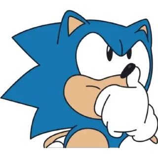 🤔 emoji SonicTheHedgehog – @Nitralka01 Telegram sticker 23 of 24