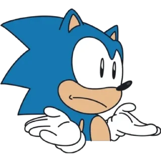 🤷‍♂️ emoji SonicTheHedgehog – @Nitralka01 Telegram sticker 8 of 24
