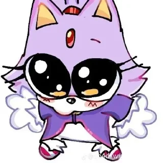 Sticker from 💜blaze the cat|@XDpokoinik