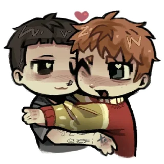 🫂 emoji (˵◝ ⩊  ◜˵マ  @russianst4ndup Telegram sticker 9 of 97