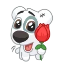 🌹 emoji (˵◝ ⩊  ◜˵マ  @russianst4ndup Telegram sticker 15 of 97