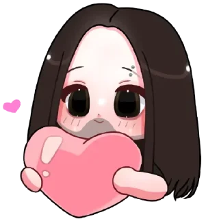 💗 emoji (˵◝ ⩊  ◜˵マ  @russianst4ndup Telegram sticker 21 of 97