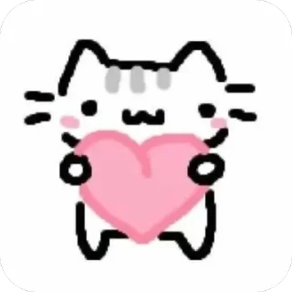 🫥 emoji 🐱 Emotional Cat Telegram sticker 19 of 47
