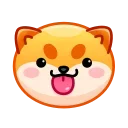 😛 emoji Shiba Inu Emoji @xkysluv Telegram sticker 7 of 32