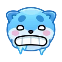 🥶 emoji Shiba Inu Emoji @xkysluv Telegram sticker 12 of 32