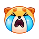 😭 emoji Shiba Inu Emoji @xkysluv Telegram sticker 18 of 32