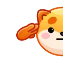 🫡 emoji Shiba Inu Emoji @xkysluv Telegram sticker 20 of 32