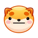 😐 emoji Shiba Inu Emoji @xkysluv Telegram sticker 15 of 32