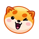 😉 emoji Shiba Inu Emoji @xkysluv Telegram sticker 22 of 32