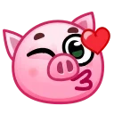 Sticker from Pig Emoji 🐷 @xkysluv