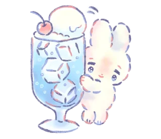 ⭐ emoji ૮꒰ ｡っ -｡꒱ఎ   ⃝@mewsticks ⊹  ◜ ♡  𝅭 Telegram sticker 17 of 40