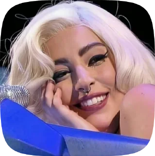 😊 emoji ladygagaa Telegram sticker 22 of 32