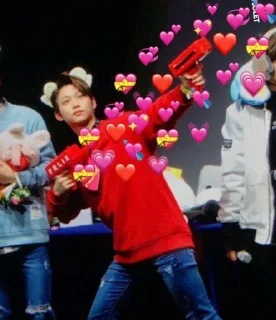 ❤️ emoji стрейнеджр кидс @lovely_skz Telegram sticker 24 of 102
