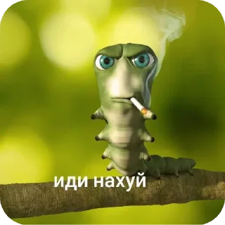 👍 emoji в траве 25 тгк Telegram sticker 24 of 53