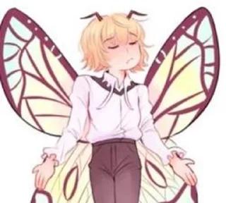🤷 emoji HeartsOnPouf’sWings(From Shizuko) Telegram sticker 7 of 95