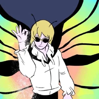 😎 emoji HeartsOnPouf’sWings(From Shizuko) Telegram sticker 5 of 95