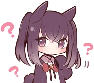 Sticker from Black Sweetie Bunny @anime_stickerr