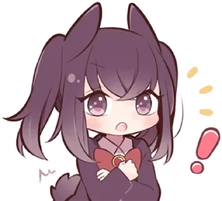 Sticker from Black Sweetie Bunny @anime_stickerr