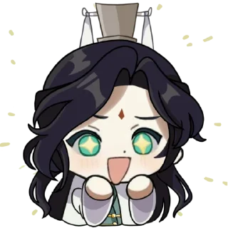 Sticker from tgcf x genshin @qqwelj