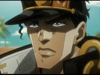 😐 emoji Jotaro Kujo (3 part) Telegram sticker 4 of 26