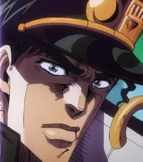 😧 emoji Jotaro Kujo (3 part) Telegram sticker 23 of 26