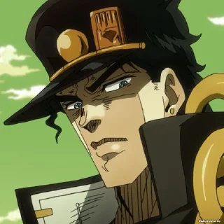 👀 emoji Jotaro Kujo (3 part) Telegram sticker 24 of 26