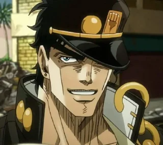 😏 emoji Jotaro Kujo (3 part) Telegram sticker 1 of 26