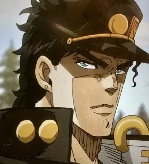 😌 emoji Jotaro Kujo (3 part) Telegram sticker 10 of 26