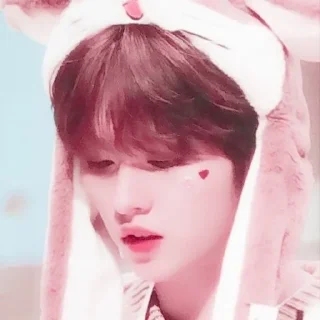 🤍 emoji Омежка Минхо Telegram sticker 1 of 50